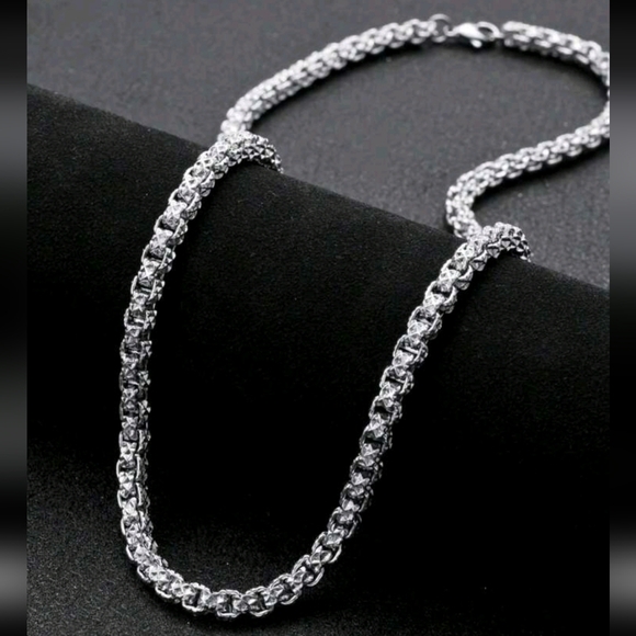 5mm Elegant Stainless Steel Silver Chain Hip Hop Necklace 24" - Picture 4 of 11